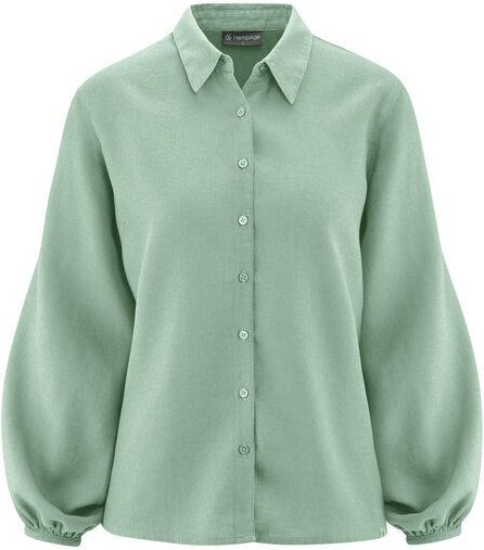 HempAge Modische Bluse Hanf/Biobaumwolle