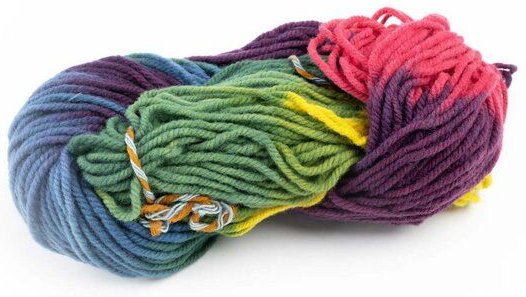 Wollmanufaktur Filges Schafschurwolle, multicolor