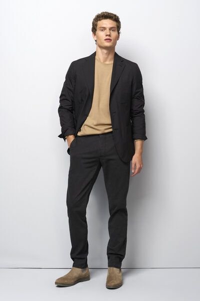 M 5 BY MEYER Sportliche Chino in Micro Struktur