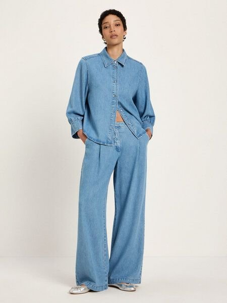 LANIUS Jeans Bluse aus TENCEL