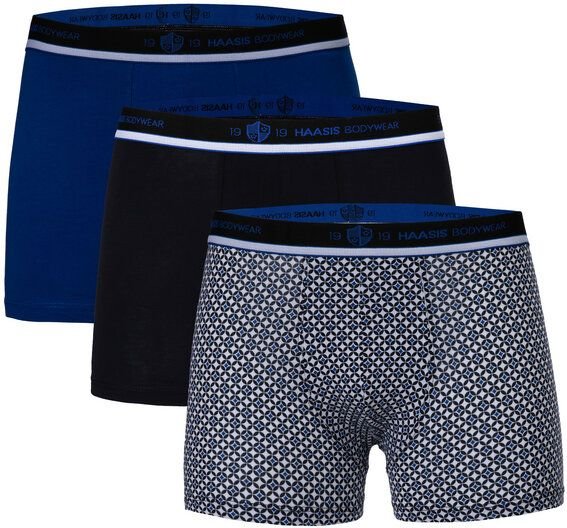 Haasis Bodywear Herren Pants 3er Pack ohne Eingriff, Single Jersey,