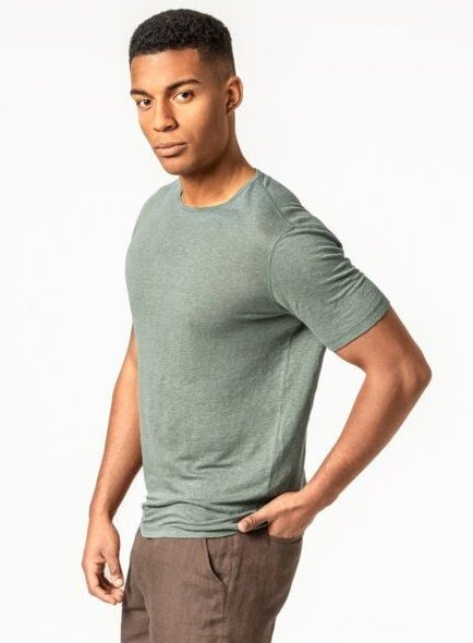 Living Crafts Leinen T-Shirt - ANDY