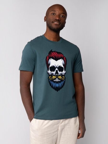 watapparel T-Shirt Unisex Hipster Skull