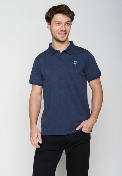 GREENBOMB Animal Fluke Strike - Sportliches Polo aus Baumwoll-Mix / hochwertiger Print / Fair & Vegan