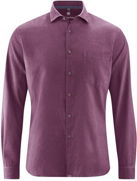 HempAge Herren Freizeithemd Hanf/Bio-Baumwolle