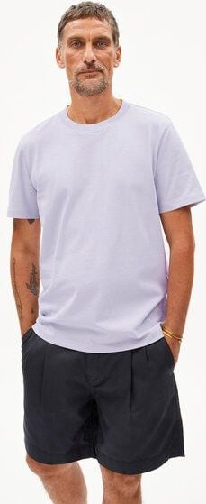 Thumbnail - ARMEDANGELS MAARKOS - Herren Heavyweight T-Shirt aus recyceltem Baumwoll Mix