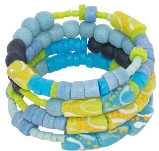 Global Mamas Upcycling - Range Glasperlen Armband - Spirale
