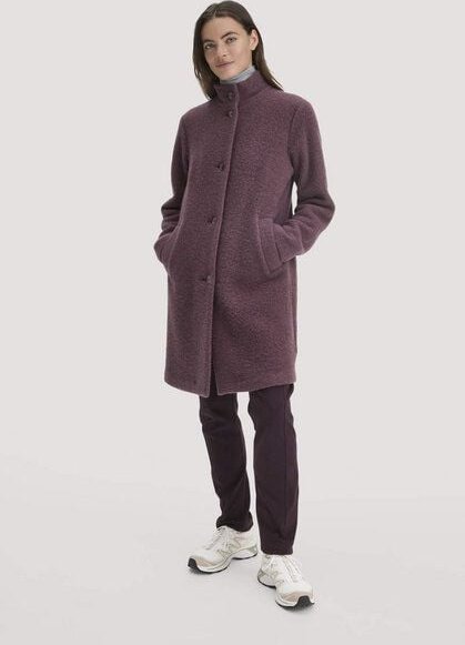 hessnatur Wollfleece Mantel Regular aus reiner Bio-Merinowolle