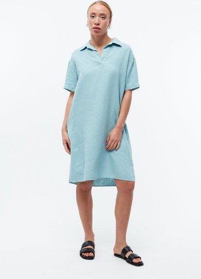 Givn Berlin Leinenkleid GBELAINE mit Polokragen