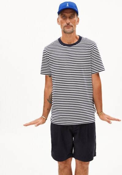 ARMEDANGELS MAARKOS STRIPES - Herren T-Shirt aus Bio-Baumwolle