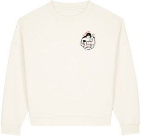 Kultgut Artdesign - Biofair- Kuscheliger Sweatpullover / une baguette