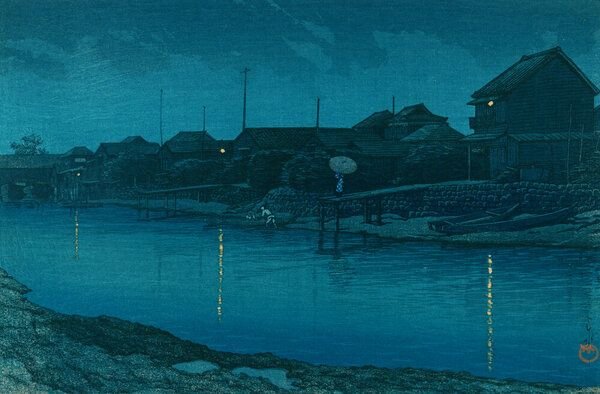 Photocircle Poster / Leinwandbild - Hasui Kawase #3