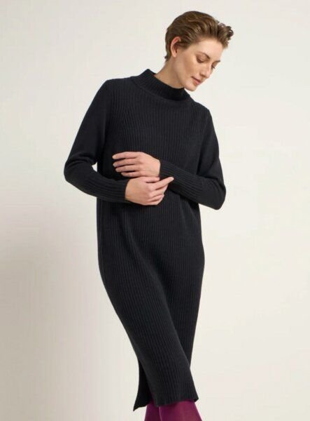 LANIUS Strickkleid aus Bio-Merinowolle
