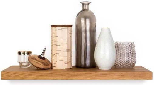 klotzaufklotz großes Wandregal Eiche