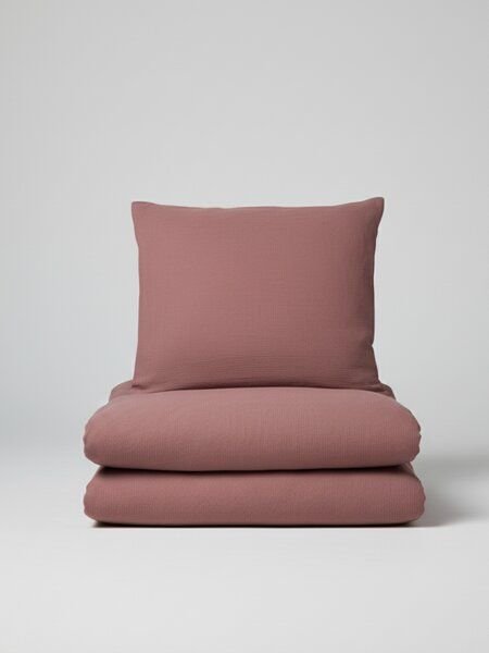 Nature by Adam Bettwäsche 2tlg aus 100% Bio-Baumwolle - Made in Germany - Uni Collection light