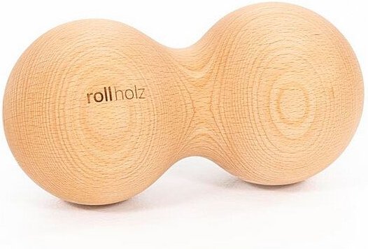 rollholz Doppelkugel XL - Faszientraining und Eigenmassage