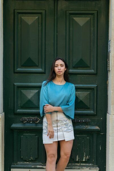 ÏMAIMA Niala Handbestickter Rock