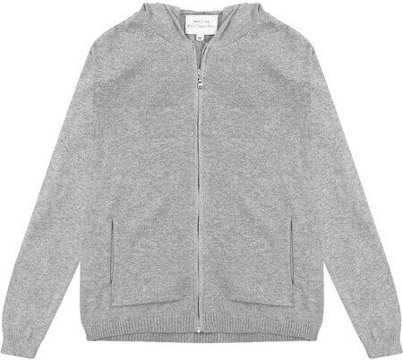 Will's Vegan Shop Lounge Knit Hoodie grau stricken Damen