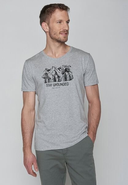 Thumbnail - GREENBOMB Animal Stay Grounded Guide - Sportliches T-Shirt aus Bio-Baumwolle / hochwertiger Print / GOTS / Fair & Vegan