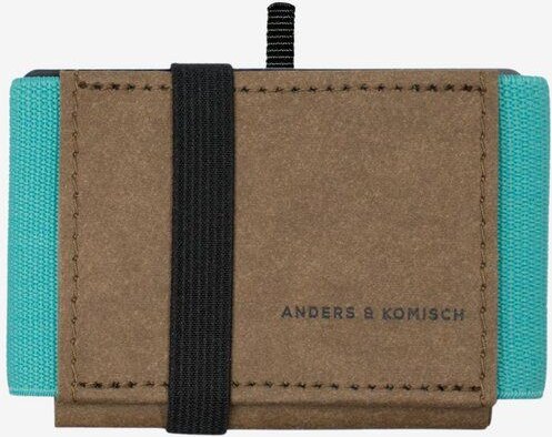 ANDERS & KOMISCH MINI PRO Wallet mit Münzfach - Kleines cleveres Portemonnaie Braun
