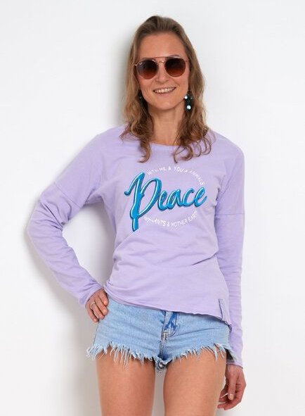 SPARKLES OF LIGHT Yoga Shirt | PEACE WITH ME & YOU