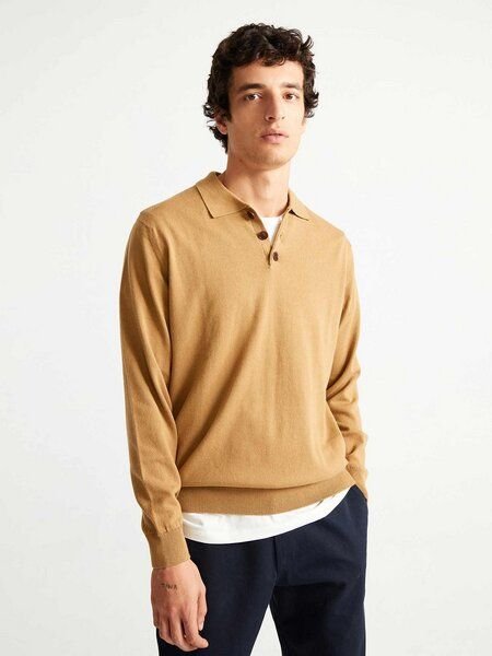thinking mu Vincent Knitted Polo