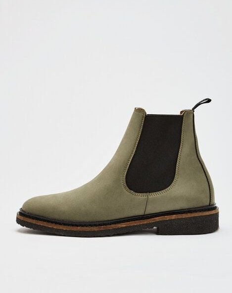 NINE TO FIVE #luka - veganer Chelsea Boot mit recycelter Kreppsohle