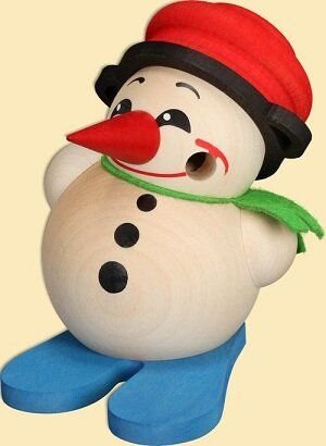 Seiffener Volkskunst eG Cool-Man Kugelräuchermännchen klein 9 cm -verschiedene Modelle zur Wahl