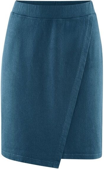 HempAge Asymmetrischer Rock in Wickel Optik Hanf/Biobaumwolle