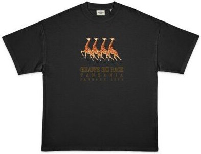 girafon bleu Vintage Oversize T-Shirt aus Bio-Baumwolle