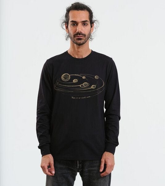 GARY MASH Langarmshirt Scott Atmosphere aus Biobaumwolle