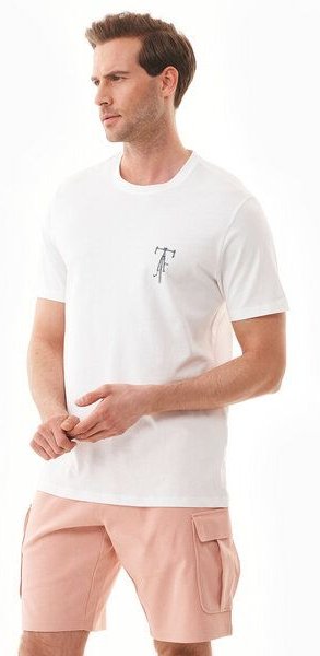 ORGANICATION T-Shirt aus Bio-Baumwolle mit Fahrrad-Print