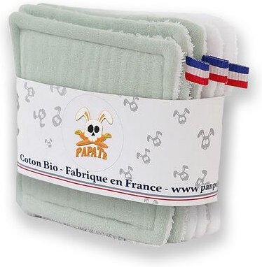 PAPATE Waschbare Tücher aus Bio-Baumwolle