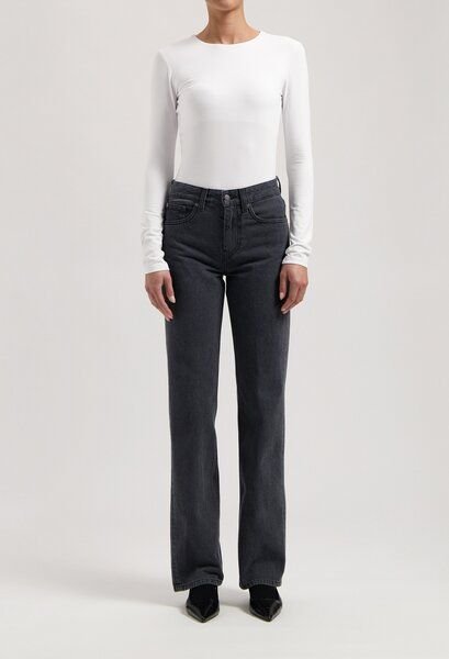 MUD Jeans Jamie Mid Loose - Used Black