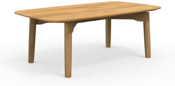 ekomia Rechteckiger Couchtisch Form S aus zertifiziertem Eichenholz