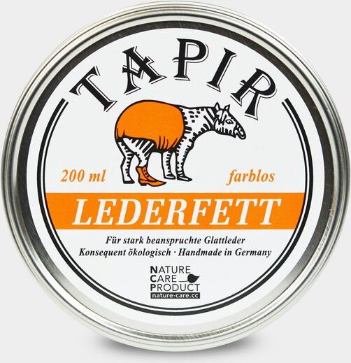Tapir Schuh- und Lederpflege Lederfett farblos