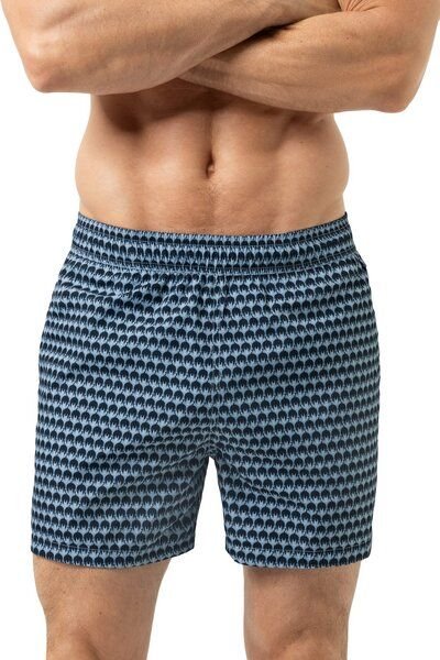 Mey Badeshort / Surfshort gestreift mit Seitentaschen "Crane Swarm"