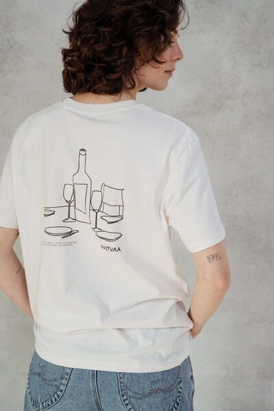 Kultgut NEW Upcycling Generation- Artdesign - Bioshirt / Cultura