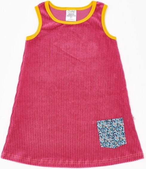 Cheeky Apple Ärmelloses Bio-Kleid "Cordnicki Holunder"