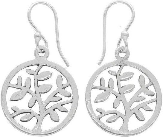 pakilia Silber Ohrringe Baum fein Fair-Trade und handmade