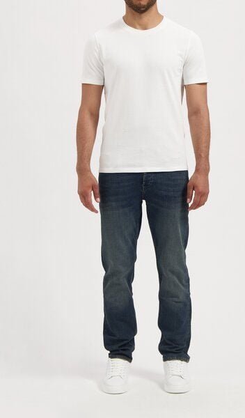 MUD Jeans Herren Jeans "Hank Mid Tapered Selvedge - Earth Blue"