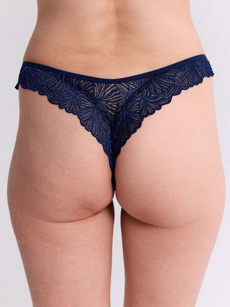 erlich textil Fluid Lace Brazil String mit Spitze aus recyceltem Polyamid, made in Europe