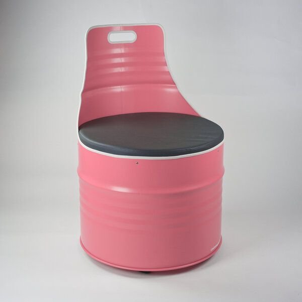 Lockengelöt Sessel aus einem Hamburger Ölfass