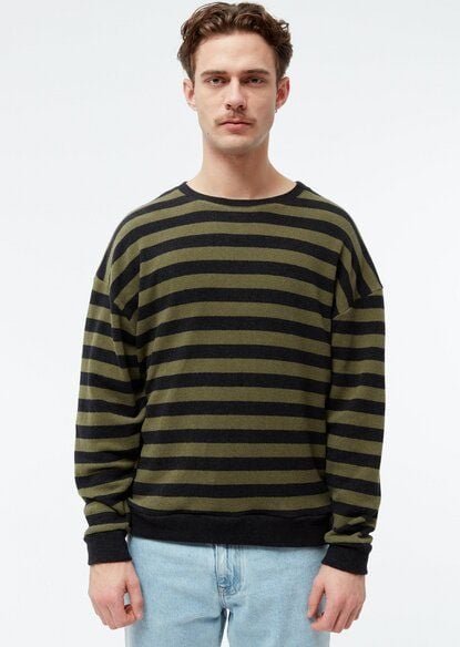 Givn Berlin Gestreifter Sweater GBANTHONY aus recycelter Baumwolle