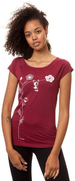 FellHerz Damen T-Shirt Schaukelmädchen Bio & Fair & Vegan