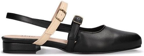 Thumbnail - Nae Vegan Shoes NAE - Juno Schwarz Vegan Flats aus Apfelhaut