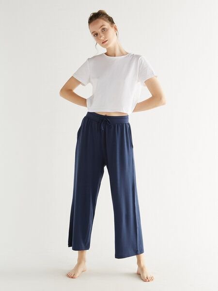 TRUE NORTH Damen 3/4 Yogahose Tencel