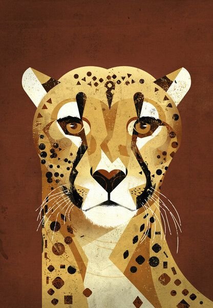 Photocircle Poster / Leinwandbild - Gepard