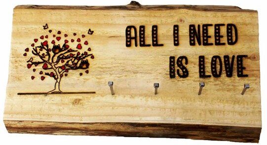 Mitienda Shop Schlüsselbrett aus Holz