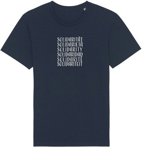 Human Family Bio Unisex Rundhals T-Shirt "Swing - Solidarity" in 5 Farben